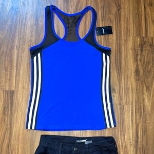 $Blue/black muscle shirt